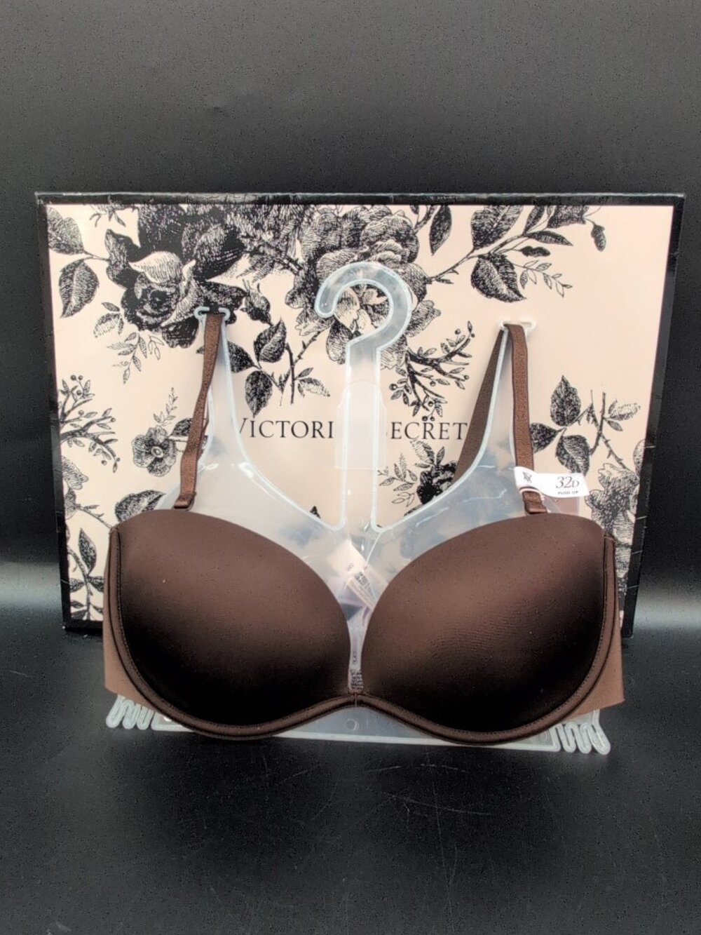 Victoria's Secret Smooth Every Way Multiway Strapless Bra 32D Ganache NWT